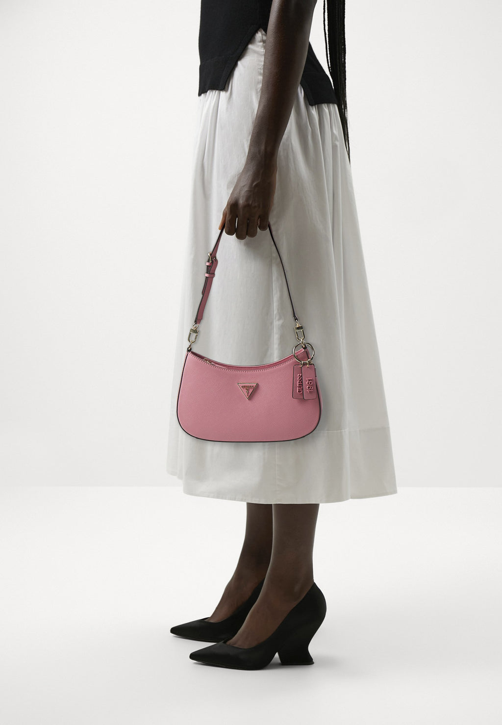 NOELLE TOP ZIP SHOULDER BAG - Handbag