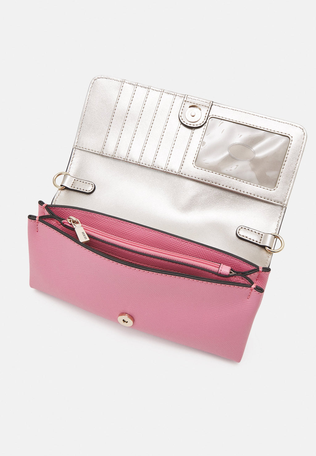 Noelle saffiano clutch bag
