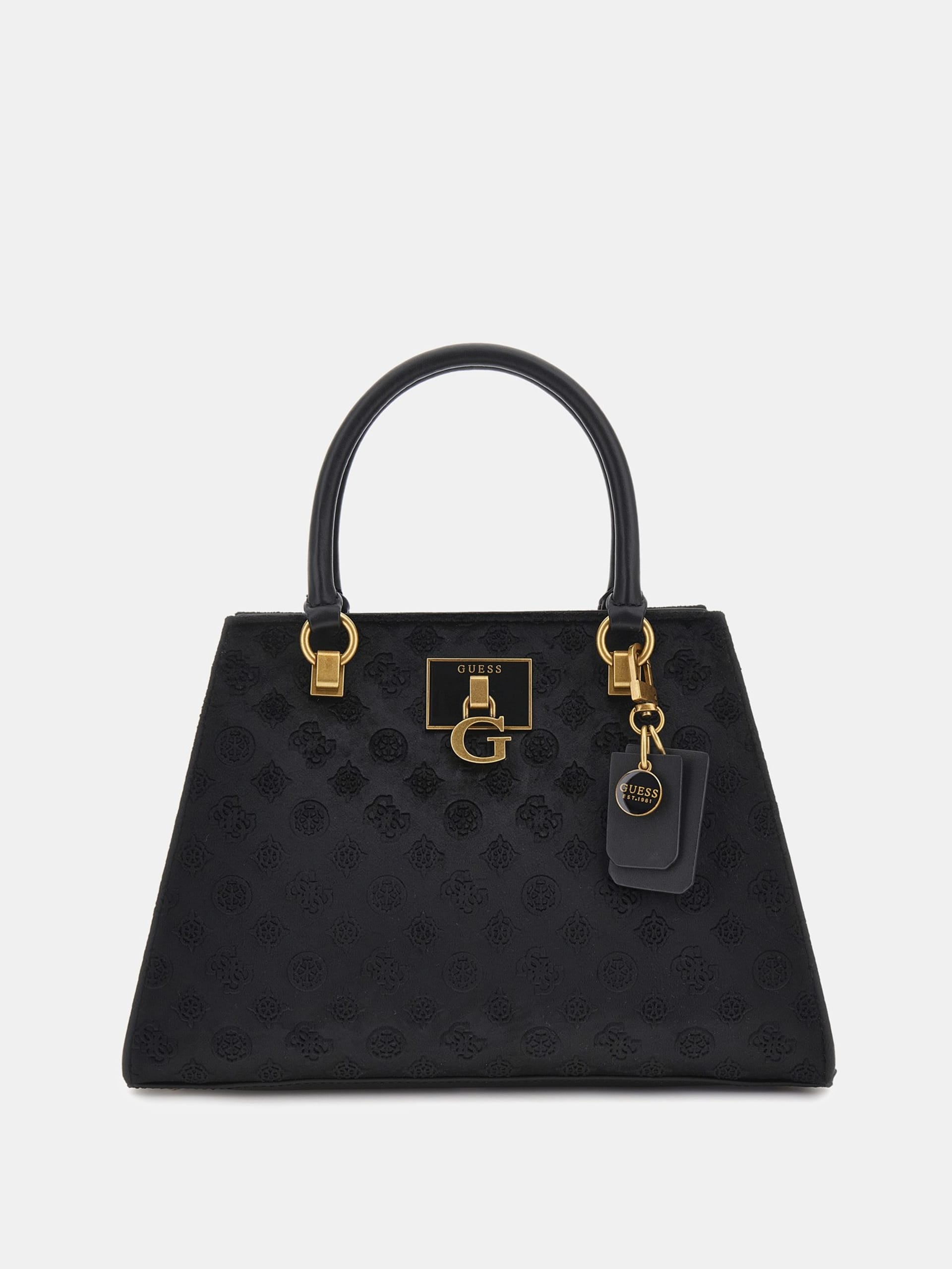 Stephi velvet handbag