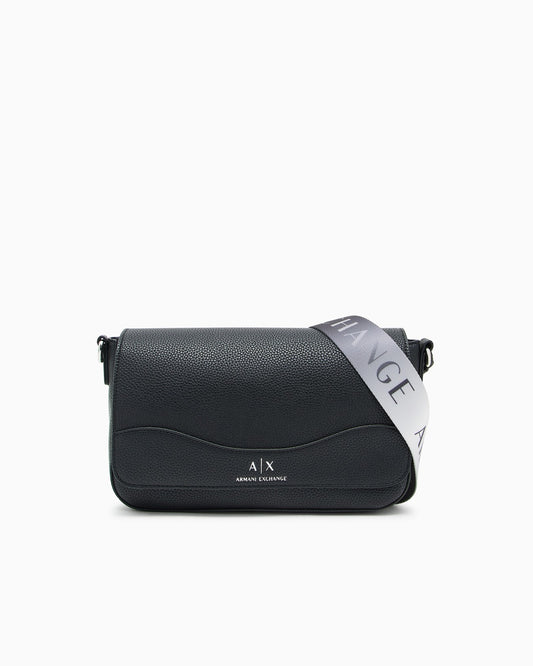 SHOULDER BAG WITH ALLOVER LOGO