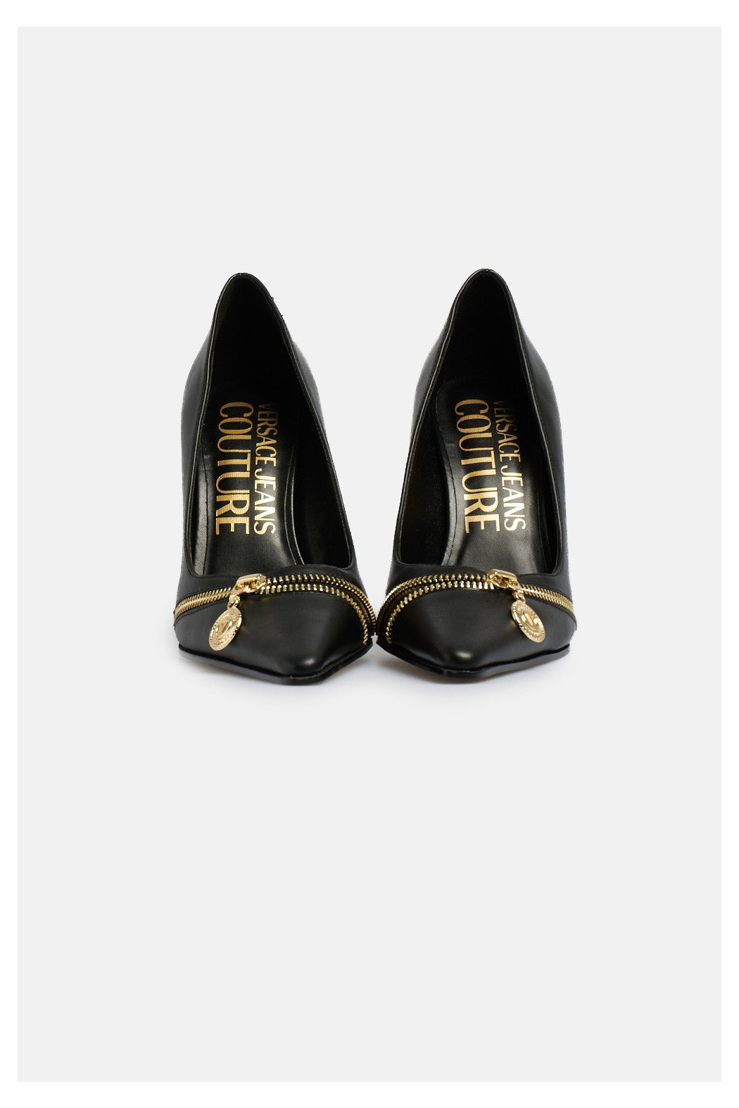 PUMPS WITH DECORATIVE ZIP