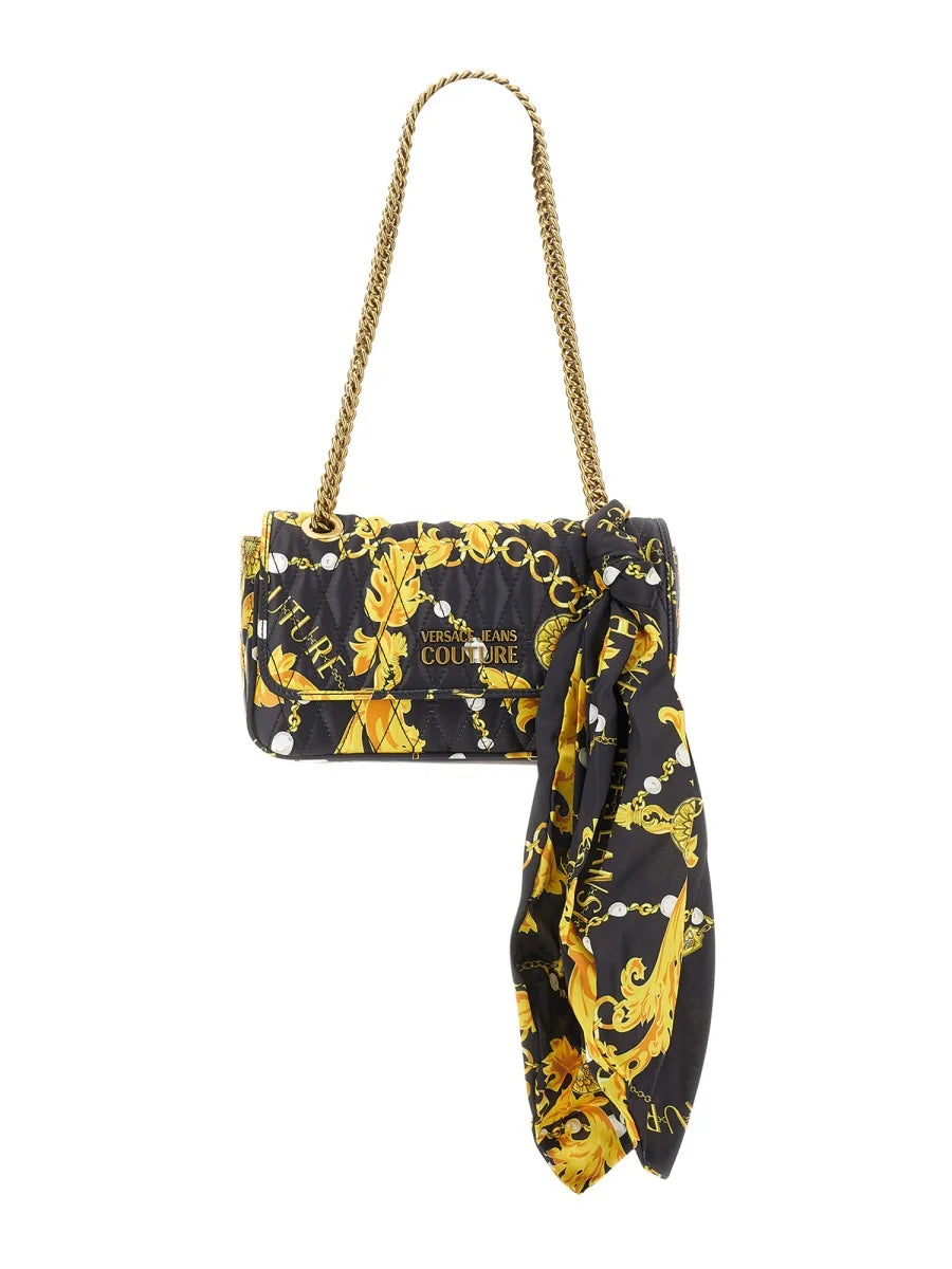 Thelma Medium Shoulder Bag in Quilted Satin