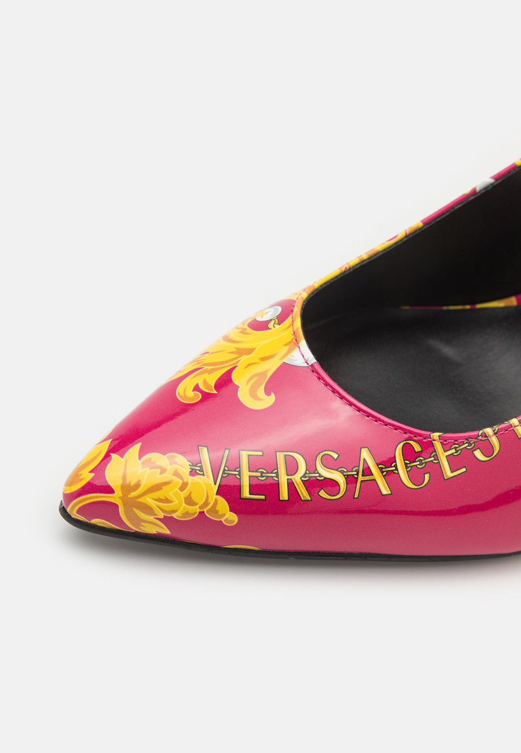 CHAIN COUTURE SCARLETT SLINGBACK PUMPS