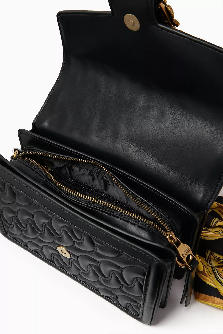 Medium Couture 01 Shoulder Bag in Faux Leather