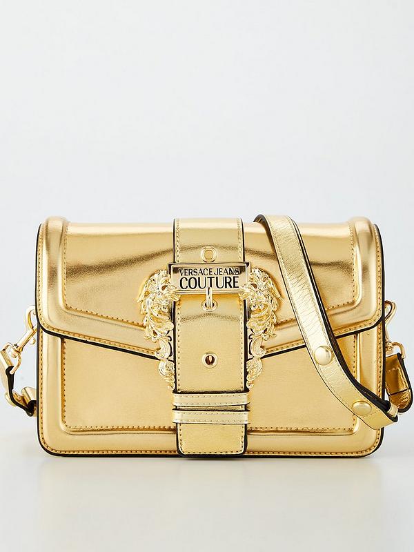 Range F Metallic Leather Shoulder Bag
