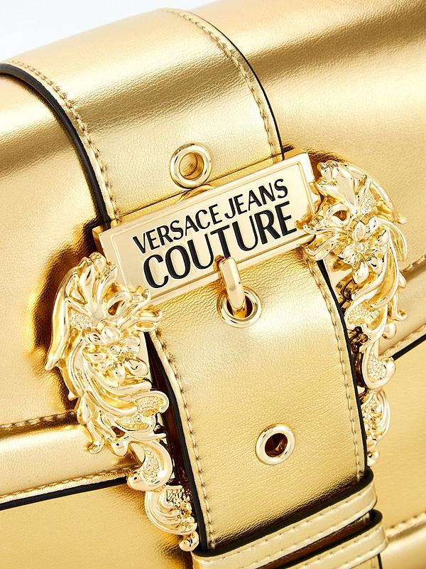 Range F Metallic Leather Shoulder Bag